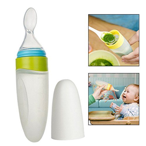 90ml Silicone Squeeze Bottle Dispensing Spoon