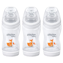 Playtex Baby BPA-Free VentAire Fox Decor Baby Bottles, 9 oz, Pack of 3