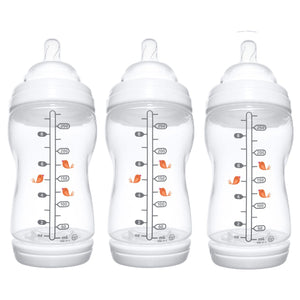 Playtex Baby BPA-Free VentAire Fox Decor Baby Bottles, 9 oz, Pack of 3