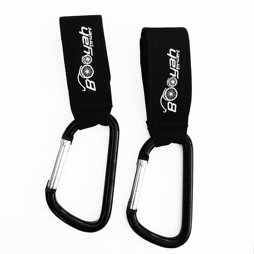 2 Stroller Hooks Carabiner by Booyah Strollers