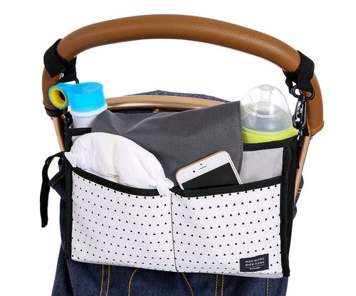 iSuperb Stroller Organizer Bag Stroller  (Black Triangle)